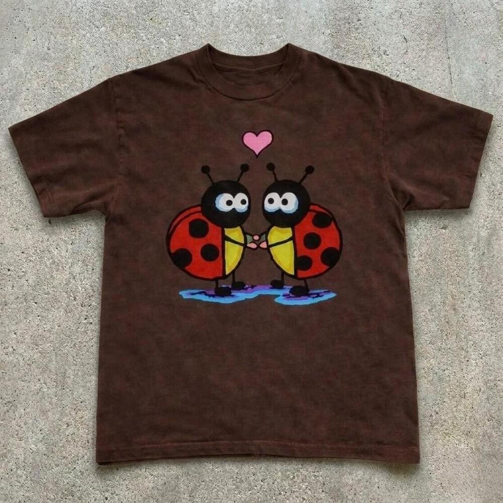 Brown Ladybug Graphic Tee